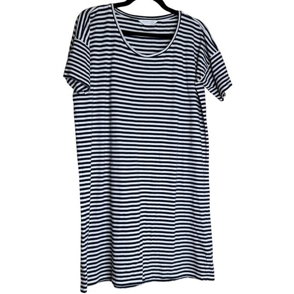 Everlane Dresses & Skirts - Everlane Mini Dress Women Small Blue White Stripe Nautical Coastal Beachy Preppy